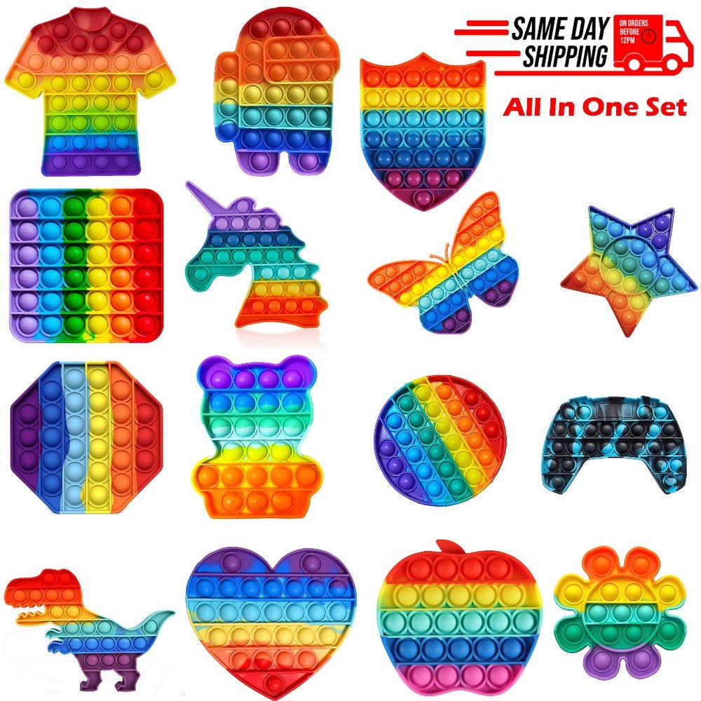 Pop Fidget Easter Toy Combo Pack- Assorted